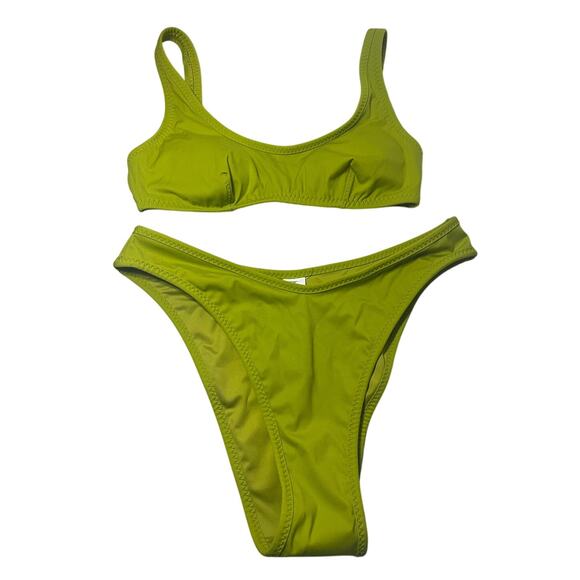 NWT Fabletics Sunset Scoop Swim Bottom Admiral Blue sz. M - Picture 5 of 5